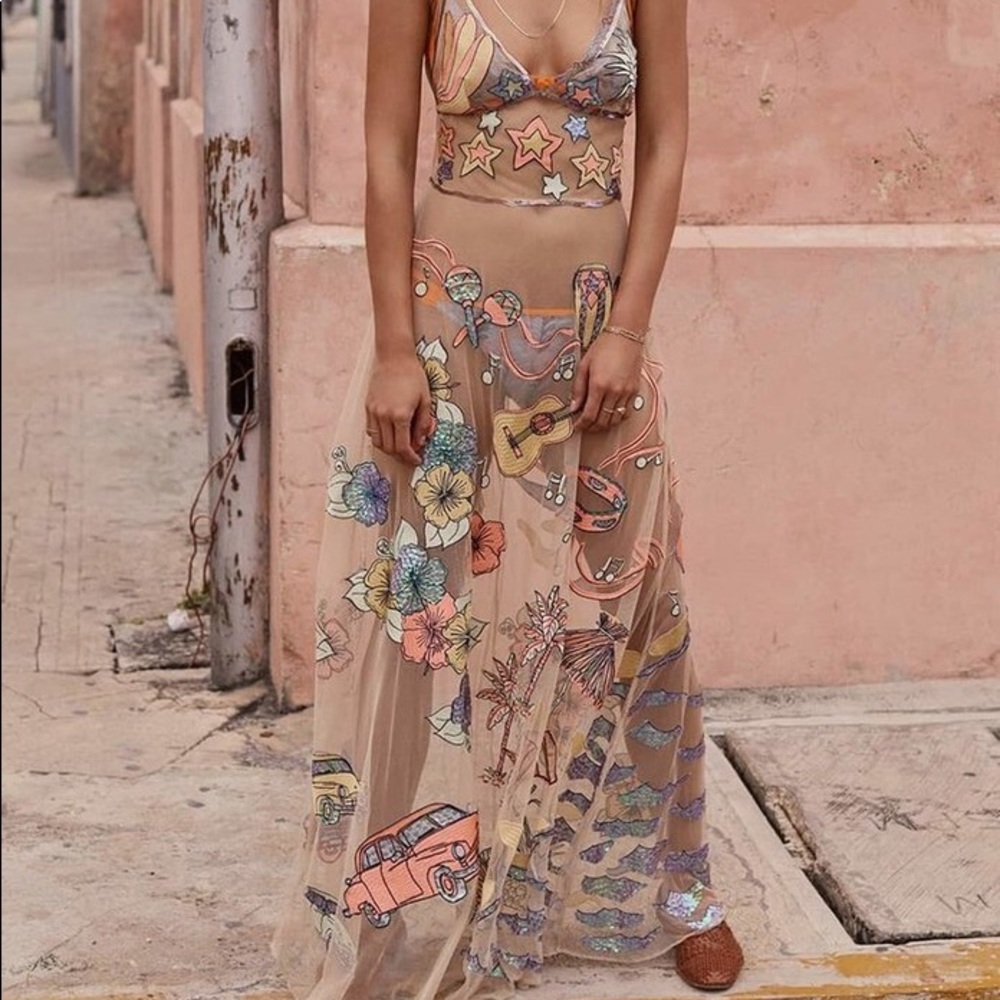NEW For Love & Lemons Cuba Dress